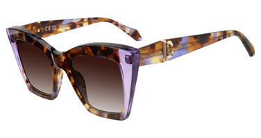 Just Cavalli Eyeglasses SJC106V Shiny Brown/Violet Havana 0ANH