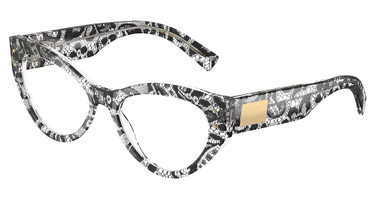 DOLCE & GABBANA DG3403 BLACK LACE/3287