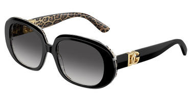 DOLCE & GABBANA DG4476 TOP BLACK ON LEO BROWN/32998G