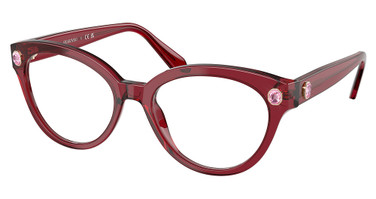 SWAROVSKI Eyeglasses SK2037 TRANSPARENT BURGUNDY/1055