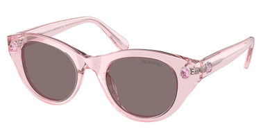 SWAROVSKI Eyeglasses SK6025F TRANSPARENT PINK/30017N