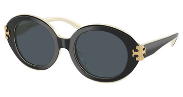 Tory Burch Eyeglasses TY7210U BLACK/IVORY/198887