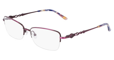 Marchon NYC Eyeglasses TRES JOLIE 207 PLUM/504