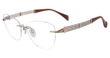 Line Art Eyeglasses XL 2179 Brown/BR