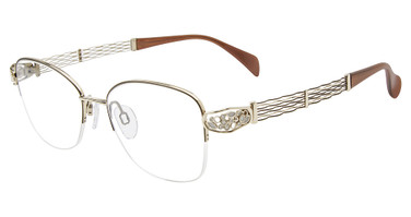 Line Art Eyeglasses XL 2181 Brown/BR