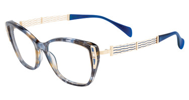 Line Art Eyeglasses XL 2182 Blue/BL
