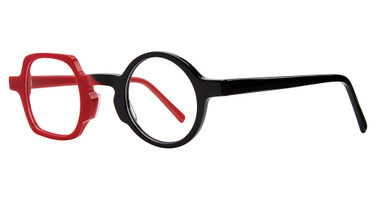 Brooklyn Heights Eyewear Eyeglasses Oops Black/Red