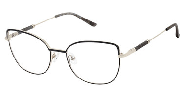 Ann Taylor Eyeglasses AT030 MT BLACK/GOLD/C01