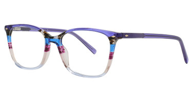 Marie Claire Eyeglasses 6332 Purple Stripe