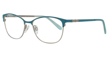 db4k Eyeglasses Brilliant Teal / Silver/1