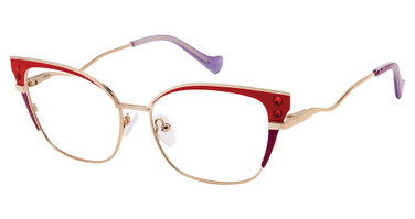 BETSEY JOHNSON Eyeglasses SELF MADE Red/RED
