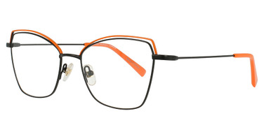 William Morris Eyeglasses WMLNTATE2 ORANGE-RED MEDIUM SHINY/4422