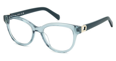 Fossil Eyeglasses FOS 7182 CRY GRN/00OX