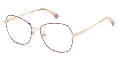 Polaroid Eyeglasses PLD D539 GOLD PINK/0EYR