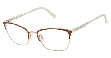 Tura Eyeglasses TE292 brown/gold/BRN