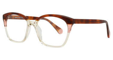 Cafe Lunettes Eyeglasses CB1091 Demi Amber/Crystal/C-2