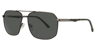 One Sun Eyeglasses SUN 299 DK BRN/SILVER/C1