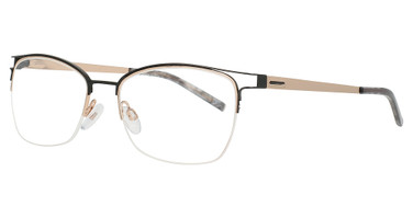Vue Eyeglasses V1144 BLK/GOLD/C1