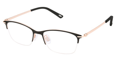 Kliik:denmark Eyeglasses K-782 BLACK ROSE GOLD/M200