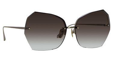 Linda Farrow Eyeglasses LFL1546S LILA LIGHT GOLD/ MOCHA GRAD/001