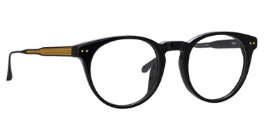 Linda Farrow LFL1533 KAAN BLCK/ YELLOW GOLD/ MATT NICKEL/001