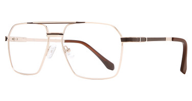 Zimco Eyeglasses CARLOS GOLD BROWN