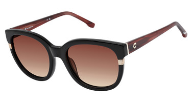 Champion Eyeglasses SYLVIE BLK/BURGUNDY/C01
