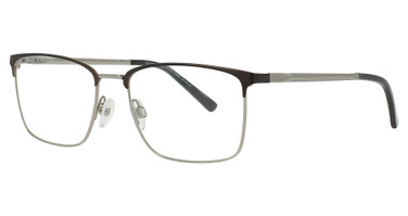 MICHAEL ADAMS Eyeglasses MA-639 BROWN/GUNMETAL