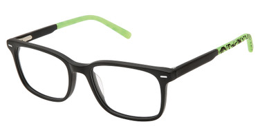 Superflex Eyeglasses SFK-318 MATTE BLACK LIME/M300