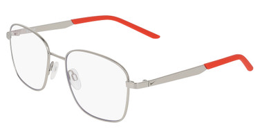 Nike Eyeglasses NIKE TRAVELER FLOW BL IB3677X SATIN SILVR/PICANTE /BLU LIGHT/054