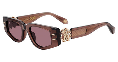 Roberto Cavalli SRC057M Shiny Transp. Brown 06ME