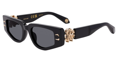 Roberto Cavalli Eyeglasses SRC057M Shiny Black 0700