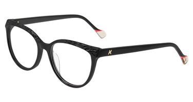 Yalea Eyeglasses VYA170 Shiny Black 0700