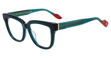Yalea Eyeglasses VYA172 Transp. Petroleum Green 0J80