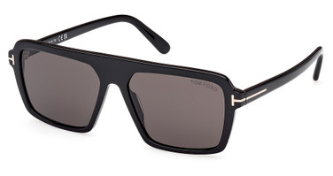 Tom Ford Eyeglasses FT1176 shiny black / smoke/01A