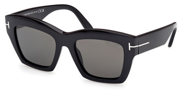 Tom Ford FT1191 shiny black / smoke polarized/01D