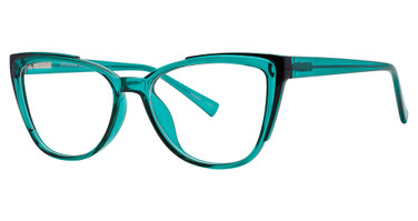 Broadway Eyeglasses 31 TEAL/BLACK
