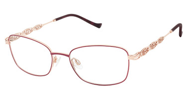 Tura Eyeglasses R154 burgundy/rose gold/BUR