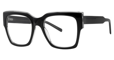 Genevieve Paris Design Eyeglasses SPECTACULAR Black/Crystal