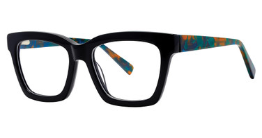 Genevieve Paris Design Eyeglasses UNSTOPPABLE Ebony/Emerald marble