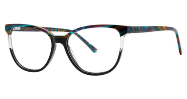 Modern Art Eyeglasses A635 Black/Purple Hz