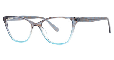 Genevieve Paris Design Eyeglasses WINSOME Blue Crystal Fade
