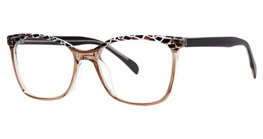 Modern Plastics I Eyeglasses Kinetic Brown Crystal