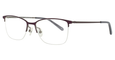 Adrienne Vittadini Eyeglasses 1346 Purple/Gun