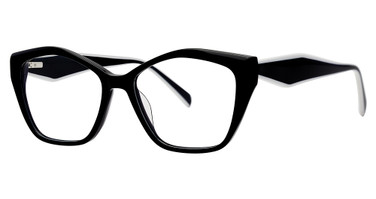 Genevieve Boutique Eyeglasses DOWNTOWN Black/White