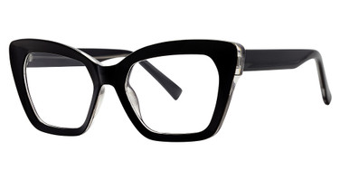 Modern Plastics I Eyeglasses CYBILL Black/Crystal