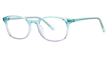 Modern Plastics I Eyeglasses GIRLY Aqua/Lilac/Crystal