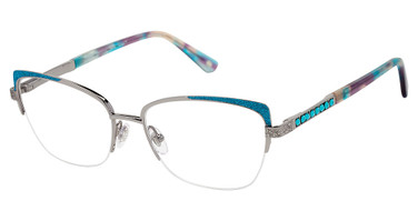 Jimmy Crystal New York Eyeglasses Lucia Aqua/AQUA