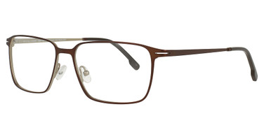 Advantage Eyeglasses Mt72 BROWN MATTE/SILVER
