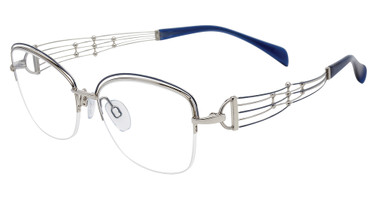 Line Art Eyeglasses XL 2184 Blue/BL